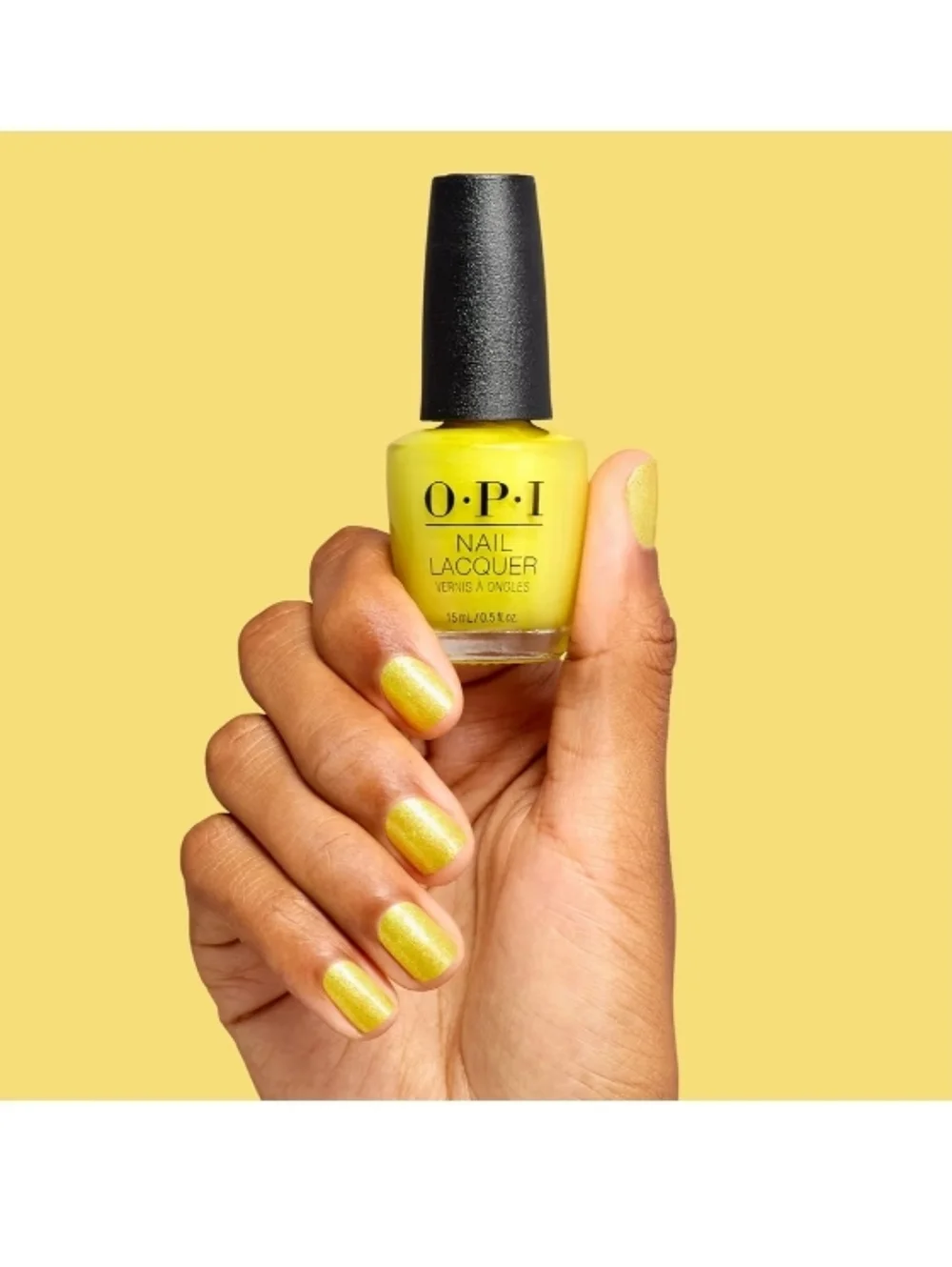 OPI Paintin' On Sunshine! Yellow Shimmer Nail Lacquer